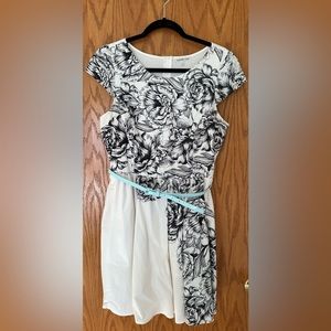 Charlotte Russe White Floral Dress